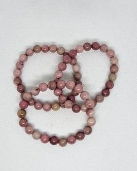 Náramek - kuličky rodonit